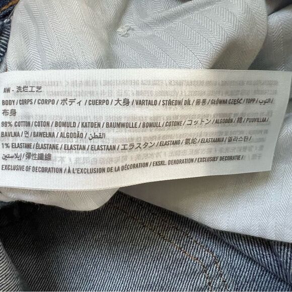 Abercrombie NWT 90s Straight Ultra High Rise Wash Size 33 Classic Denim - Picture 8 of 11